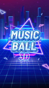 اسکرین شات بازی Music Ball 3D- Music Rush Game 1