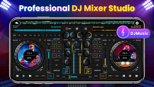 اسکرین شات برنامه DJ Mixer Studio - DJ Music Mix 2