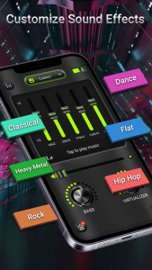 اسکرین شات 3 برنامه Equalizer - Bass Booster&Music