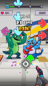 اسکرین شات 1 بازی Beat Shooter Night: Rap Battle