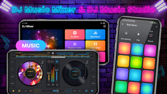 اسکرین شات برنامه DJ Music Mixer - DJ Drum Pad 1