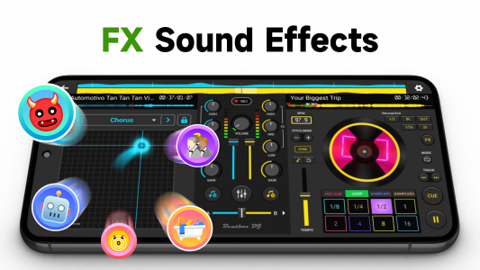 اسکرین شات 4 برنامه DJ Mixer Studio - Music Mixer