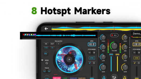 اسکرین شات 3 برنامه DJ Mixer Studio - Music Mixer