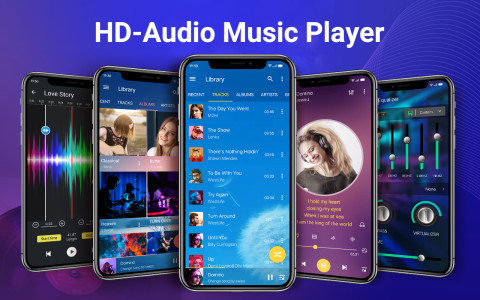 اسکرین شات 1 برنامه Music Player-Echo Audio Player