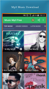 اسکرین شات برنامه Mp3 Music Download 1
