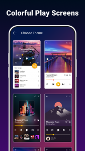 اسکرین شات 5 برنامه Music Player - MP3 Player App