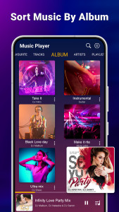 اسکرین شات برنامه Music Player - MP3 Player App 2