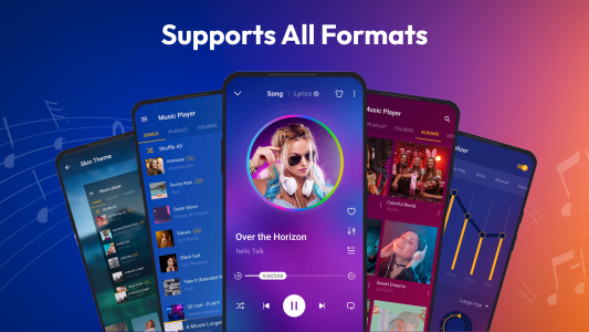 اسکرین شات 1 برنامه Music Player: Mp3 Player
