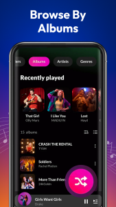 اسکرین شات 6 برنامه Music Player: Mp3 Player