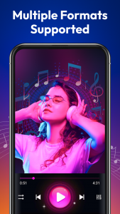 اسکرین شات 3 برنامه Music Player: Mp3 Player