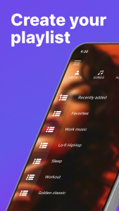 اسکرین شات 2 برنامه Audio Player