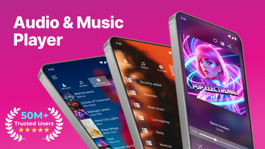 اسکرین شات 1 برنامه Audio Player