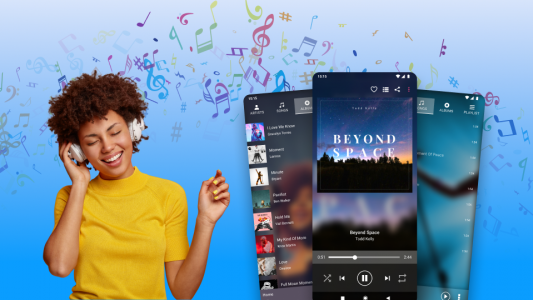 اسکرین شات برنامه Audio & Music Player 1