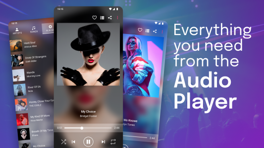 اسکرین شات برنامه Audio & Music Player 8