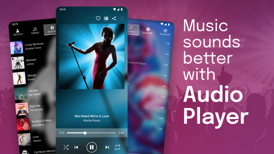 اسکرین شات برنامه Audio & Music Player 7