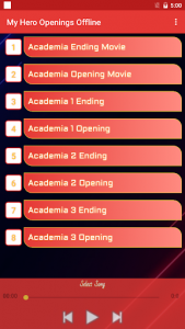اسکرین شات برنامه Anime Openings Offline 2