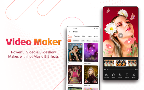 اسکرین شات 1 برنامه Photo Video Maker with Music