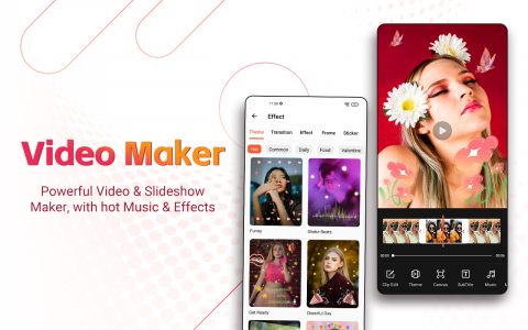 اسکرین شات برنامه Photo Video Maker with Music 1