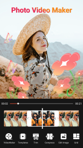 اسکرین شات 2 برنامه Photo Video Maker with Music