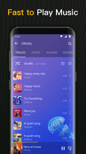 اسکرین شات برنامه Music Player 3
