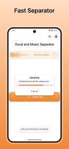 اسکرین شات 4 برنامه Vocal Remover Music Separator