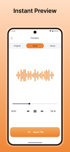 اسکرین شات 2 برنامه Vocal Remover Music Separator