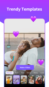 اسکرین شات 1 برنامه Music Video Editor - Vidshow