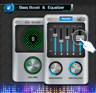 اسکرین شات برنامه Equalizer & Bass Booster 6