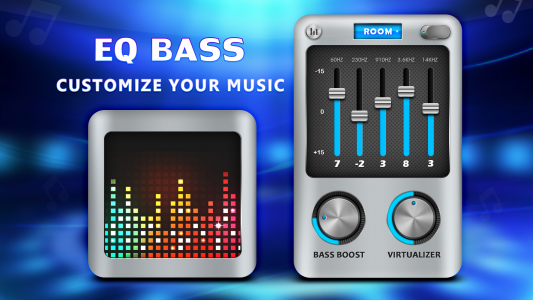 اسکرین شات برنامه Equalizer & Bass Booster 6