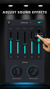 اسکرین شات برنامه Equalizer & Bass Booster 2