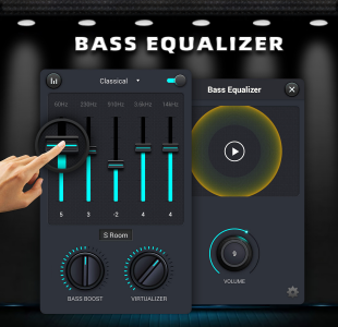 اسکرین شات برنامه Equalizer & Bass Booster 6