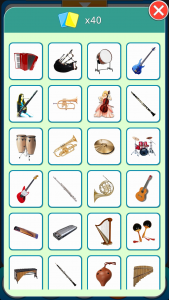 اسکرین شات برنامه Musical Instruments Sounds 1