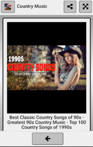 اسکرین شات برنامه Country music 2