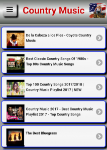 اسکرین شات برنامه Country music 1