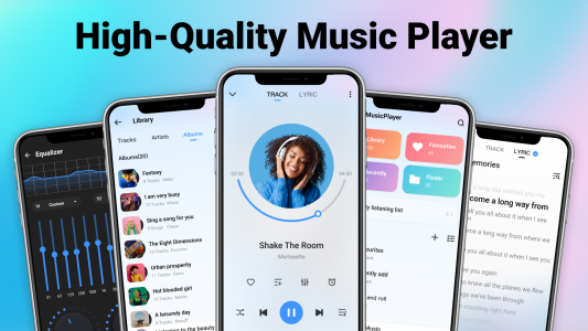 اسکرین شات 1 برنامه Music & Video Player with EQ