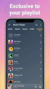 اسکرین شات برنامه MP3 Player - Music Player 5