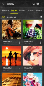 اسکرین شات برنامه Music Player-Echo Audio Player 3