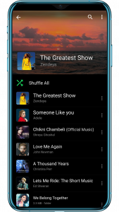 اسکرین شات 3 برنامه Music Player - MP3 Player App