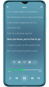 اسکرین شات 5 برنامه Music Player - MP3 Player App
