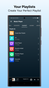 اسکرین شات برنامه Music Player App 4