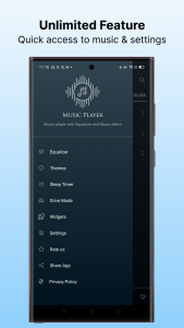 اسکرین شات برنامه Music Player App 6