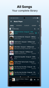 اسکرین شات برنامه Music Player App 1