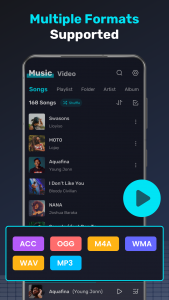 اسکرین شات برنامه Music Player - MP3 Player App 2