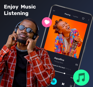 اسکرین شات برنامه Music Player - MP3 Player App 1