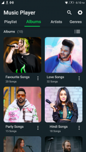 اسکرین شات 4 برنامه Music Player - MP3 Player