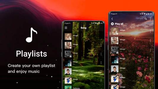 اسکرین شات برنامه Offline Music Player: Play MP3 3