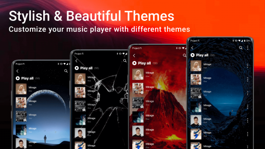 اسکرین شات برنامه Offline Music Player: Play MP3 2