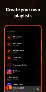 اسکرین شات برنامه Music Player & MP3, A+ Music 5