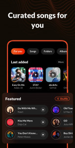 اسکرین شات برنامه Music Player & MP3, A+ Music 2