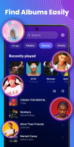 اسکرین شات 8 برنامه Music Player Offline & MP3